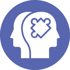 Jigsaw, project teams Vector Icon
