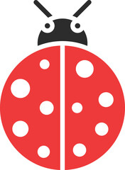 Ladybug Vector Icon
