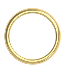 Gold ring PNG format element easy to use