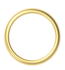 Gold ring PNG format element easy to use
