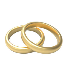 Gold ring PNG format element easy to use