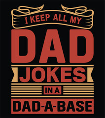 Dad lovers T-shirt design.