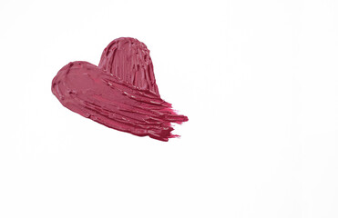 Viva Magenta color heart, Color of the Year 2023, concept of love, valentine's day