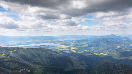 Naklejka premium panorama of the mountains, slovakia