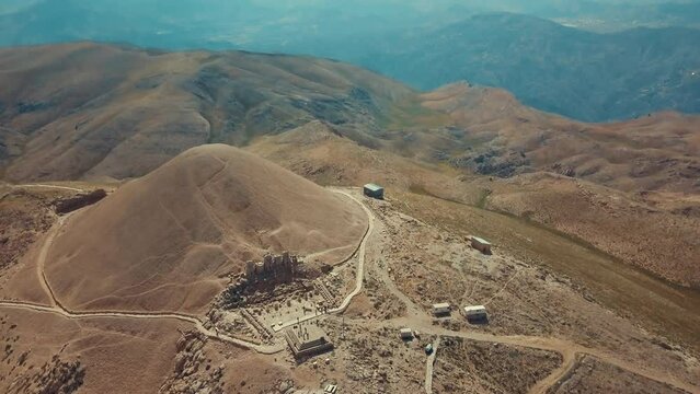 Mount Nemrut top and front view video east terrace, Nemrut Mountain
In 1987, Mount Nemrut was made a World Heritage Site by UNESCO