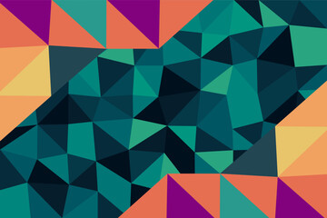 Low polygon banner. Geometry polygon abstract backdrop. vector illustration.