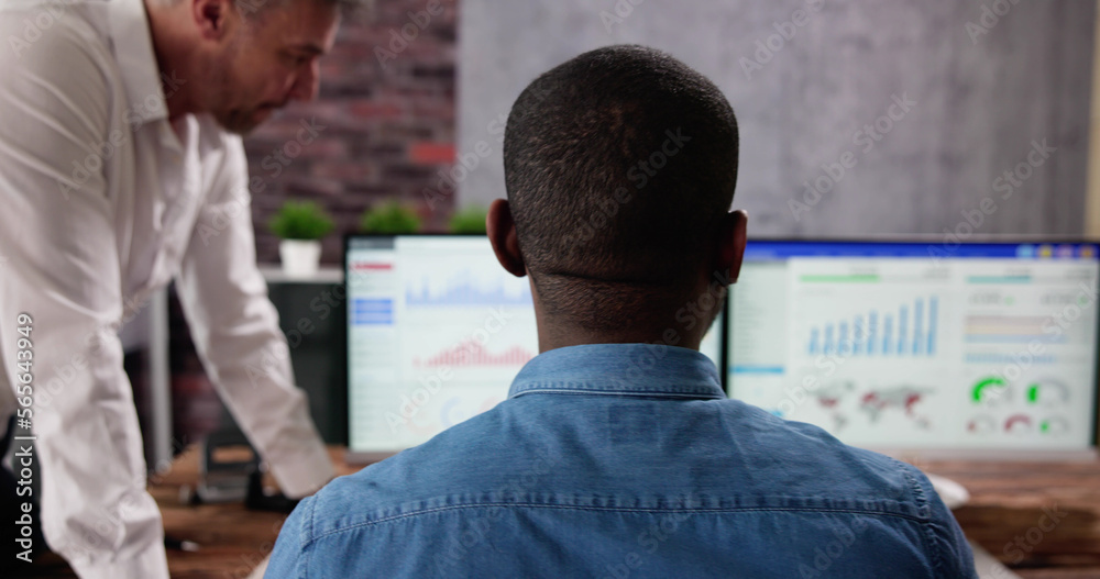 Poster business data analytics dashboard