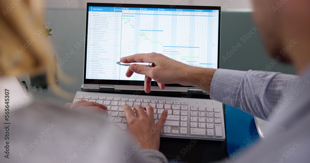 Poster Gantt Gantt Software Project