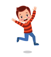 Happy Little Children Having Fun