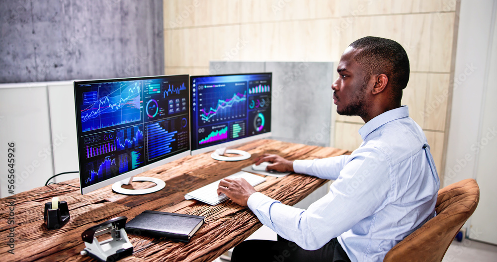 Poster business data analytics dashboard