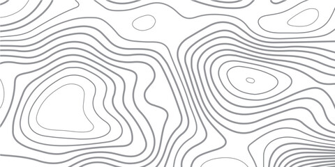 Fototapeta na wymiar White height of the topographic contour in lines and contours. Topographic map and landscape texture background. Topography lines and circles background. Abstract white topography vector