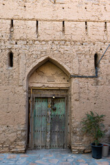 Fototapeta na wymiar old door in the castle