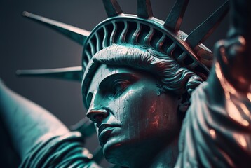 Statue of Liberty. Generative AI