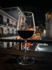 glass of wine