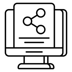 An icon design of share file 