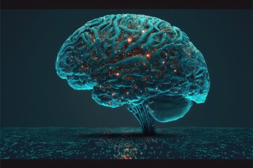 Digital Brain Wallpaper