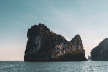 Large island in Bai Tu Long bay