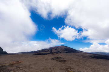 Reunion Island - Piton de la Fournaise volcano : the volcano with the Formica Leo crater