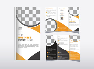 Brochure design, brochure template, creative tri-fold, trend brochure