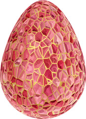 Easter stained glass egg