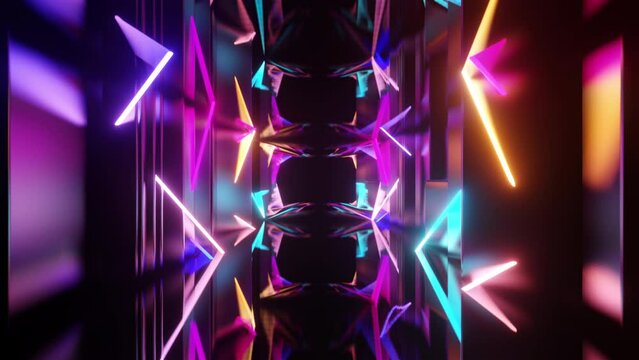 Astract Neon Light VJ Loop