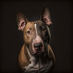 English Bull Terrier Portriat