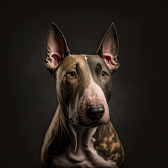 English Bull Terrier Portriat