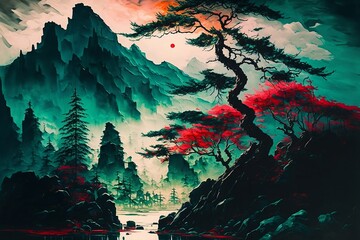 Stunning Japenese landscape