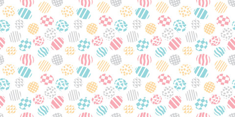 Geometric illustration background. Seamless pattern.Vector. 幾何学イラストパターン　背景素材