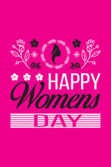 Women's Day T-shirt Design Vector