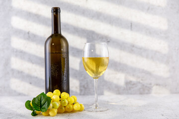 Obraz premium Weißwein im Glas