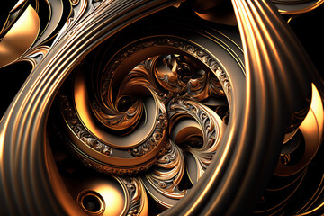 Intricate fractal background