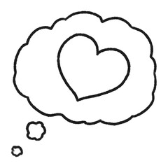 Heart Cute Doodle illustration