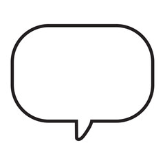 Naklejka premium Simple pop speech bubble vector illustration. Bubble comic speech, great design for any purposes. Sticker design. Empty comic bubble on white background.