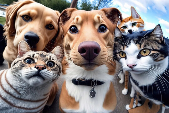 animal selfies