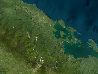 Bocas del Toro, Panama. Low-res satellite. No legend