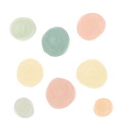 Watercolor Radial spots. Cute Happy Painting. Aquarelle Carpet Design. Scribble Circles Wallpaper. Cool Happy Painting. Watercolor Blots Splash. Watercolour Radial Illustration. Color Artistic Paint