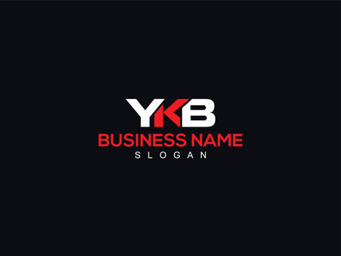 Minimalist Unique YKB y k b Creative Letter Logo