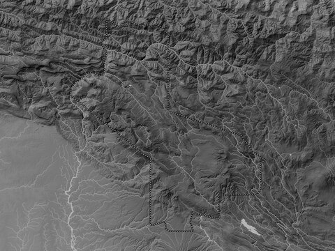 Hela, Papua New Guinea. Grayscale. No legend