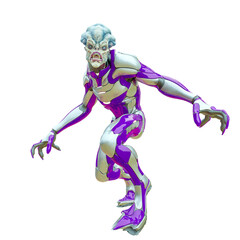 alien warrior attack