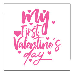 Valentine's day SVG T-shirt Design