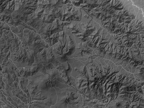 Western Highlands, Papua New Guinea. Grayscale. No legend
