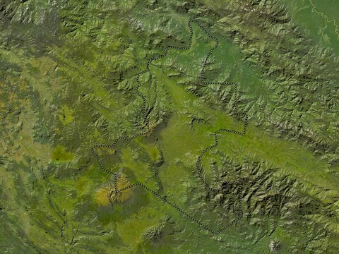 Western Highlands, Papua New Guinea. Low-res satellite. No legend