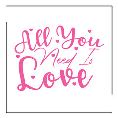 Valentine's day SVG T-shirt Design