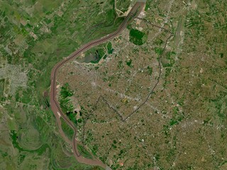 Asuncion, Paraguay. High-res satellite. No legend