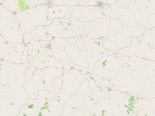 Guaira, Paraguay. OSM. No legend