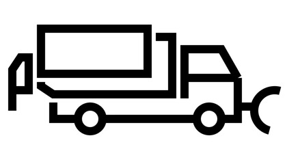 Snow cleaner car 70x40, Pixel Perfect, Linear	for App interface