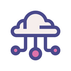 cloud computing icon for your website, mobile, presentation, and logo design.