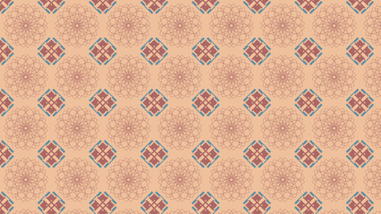 Vintage geometric ornamental background - antique, ancient, old, traditional, culture, textile, fabric, damask, batik, tapestry, rug, carpet, 