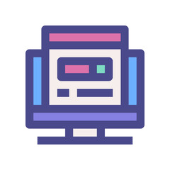 landing page icon for your website, mobile, presentation, and logo design.